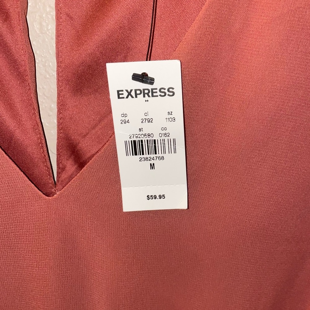 NWT Express Ruffle Sleeve Mini Dress - Picture 9 of 10